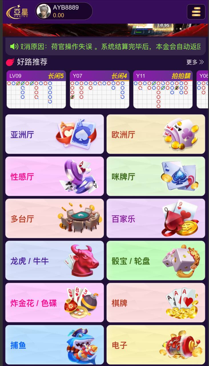亚星手机端新版会员玩家登录界面（摄于2025-10-21）